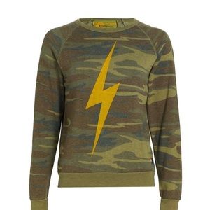 Aviator Nation Bolt Camo Crewneck